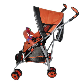 Pliko Stroller New Buggy Adventure 2 S-108 - Kereta Dorong Bayi - Orange Mei 2018 - 2 Pliko Stroller New Buggy Adventure 2 S-108 - Kereta Dorong Bayi - Orange - 2