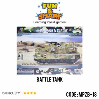 Gambar Puzzle Super 3D Battle Tank   Mainan Edukatif   MPZB 18