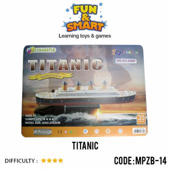 Gambar Puzzle Super 3D Titanic   Mainan Edukatif   MPZB 14