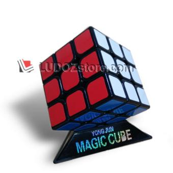 Jual Rubik 3x3 BLACK Base Anti Pop-Ping Out Cocok Utk 