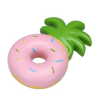 Gambar Vlampo Squishy Jumbo Pineapple Donut Slow Rising Original Package Fruit Gift Toy   intl