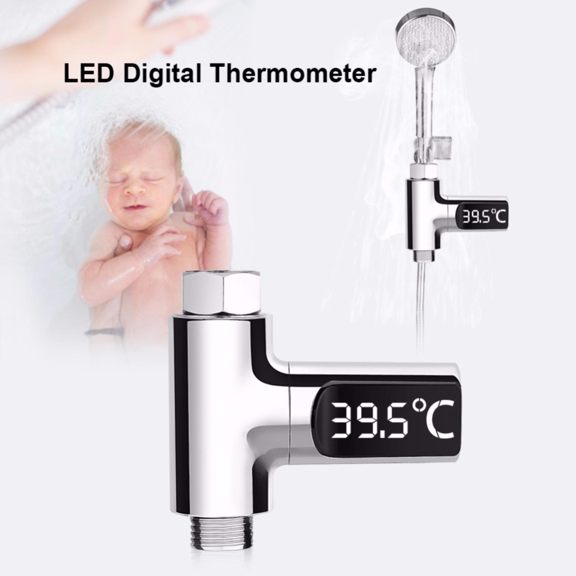 Yang Tepat Baby Shower Thermometer LCD Digital Home Suhu Air Mandi Monitor Aliran Thermometer untuk Bayi