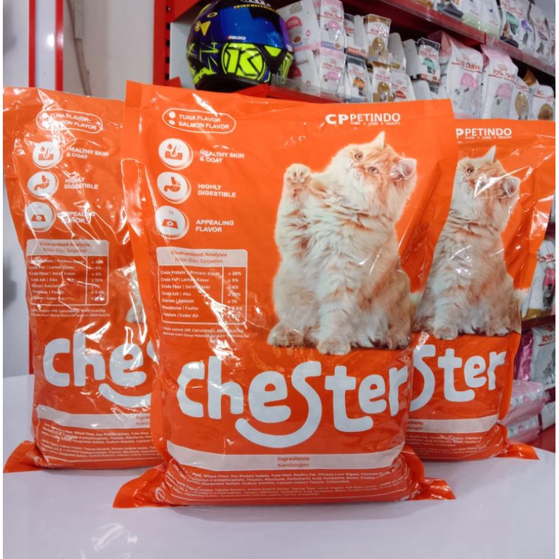 Ekspedisi paket 10pcs Chester Tuna kemasan 800g/ cat food Chester/ Chester Harga 188,750 rupiah*Gratis Ongkir