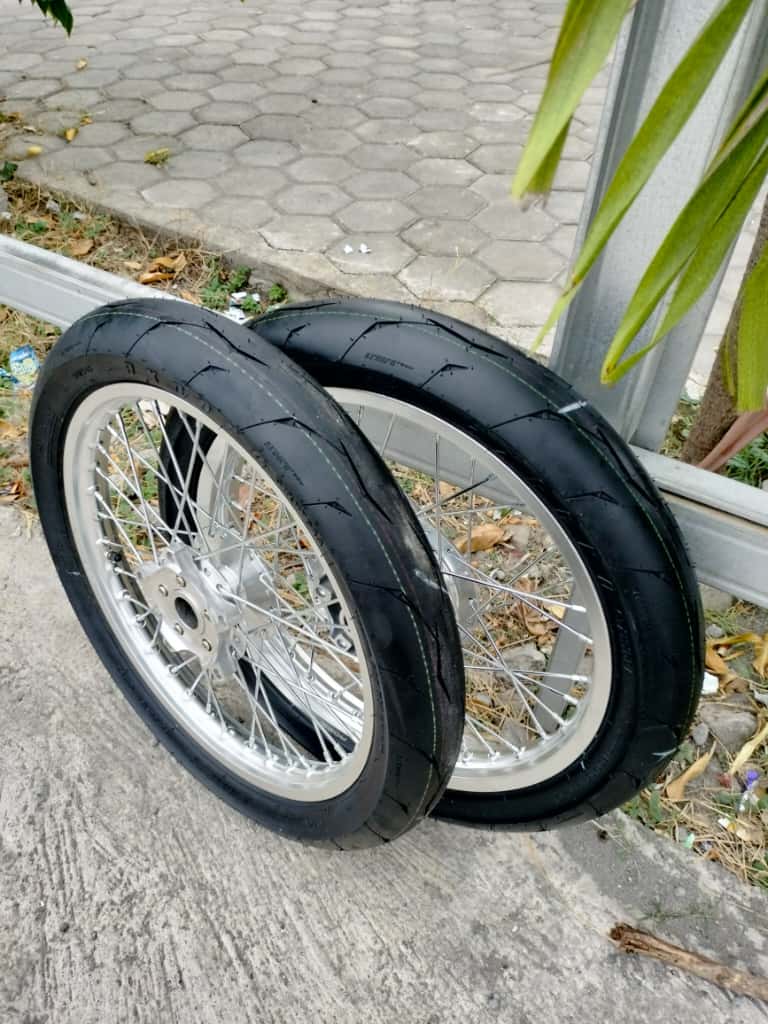 Mx King Wheel Package Spoke Ring 17 Size 140/160 Kingland Ctx Hydra Tires Harga 1,819,000 Ringgit*Penghantaran Percuma