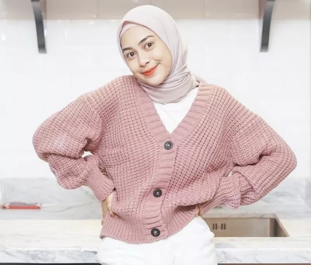 Jual Cardigan Crop Warna Dusty Terbaru 