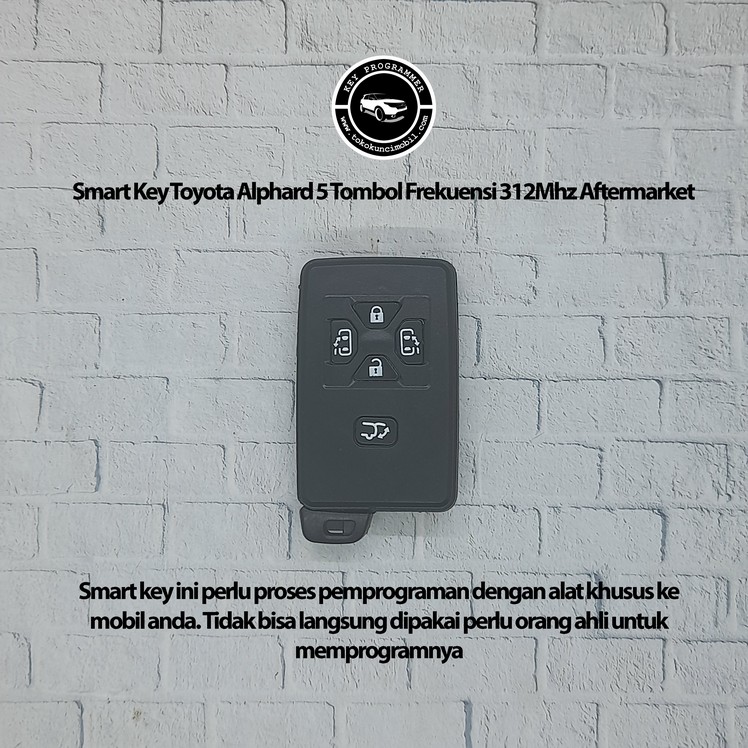 Smart Key Alphard 5 Tombol Aftermarket Harga 1,350,000 rupiah*Gratis Ongkir
