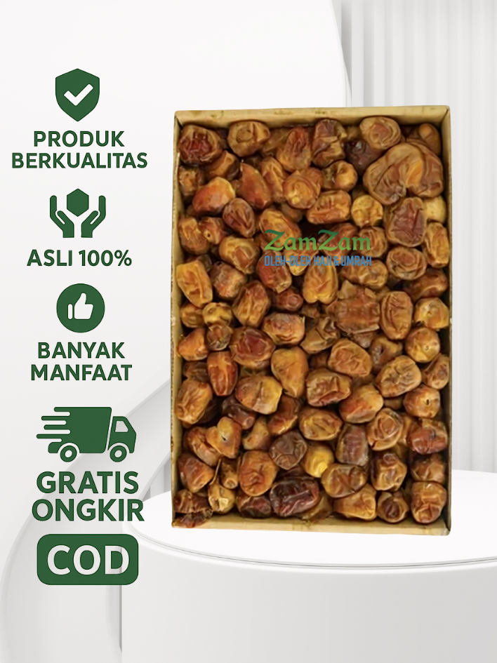 Kurma Sukari Super 3kg Premium Grade A dijamin bagus Kurma sukari asli premium