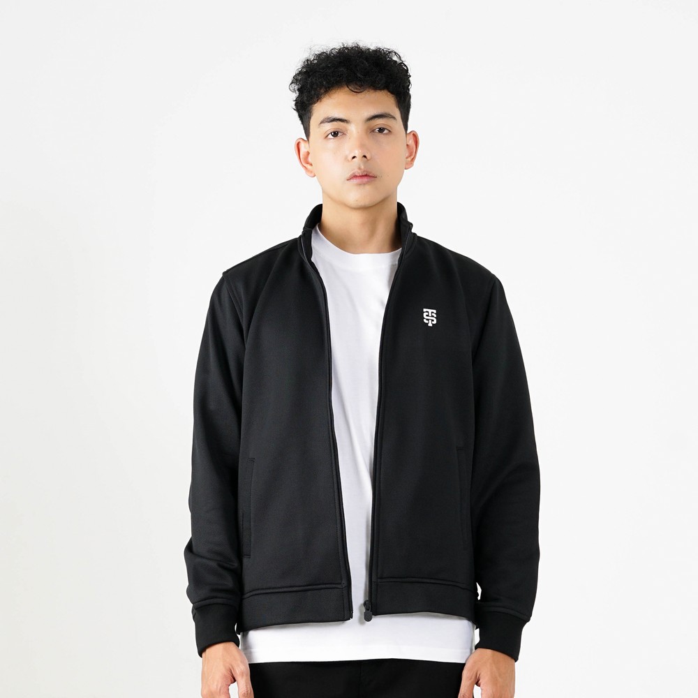 3Second Jaket Bomber Pria Regular Fit Sporty Piquce C090225 Harga 269,000 rupiah*Gratis Ongkir