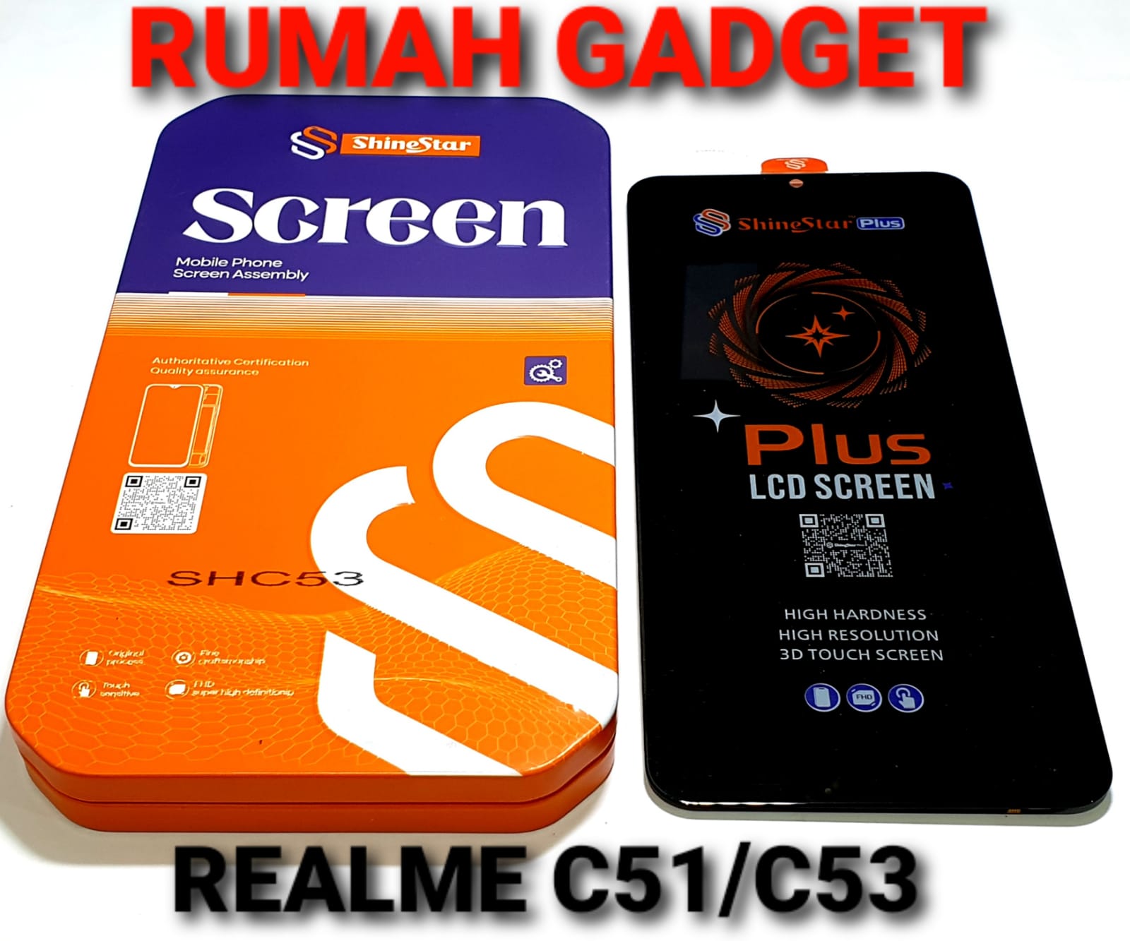 LCD SHINE STAR REALME C51/C51S/REALME C53/REALME C54/REALME NOTE 50/NARZO N53 FULLSET TOUCHSCREEN Harga  185,000 Ringgit*Penghantaran Percuma