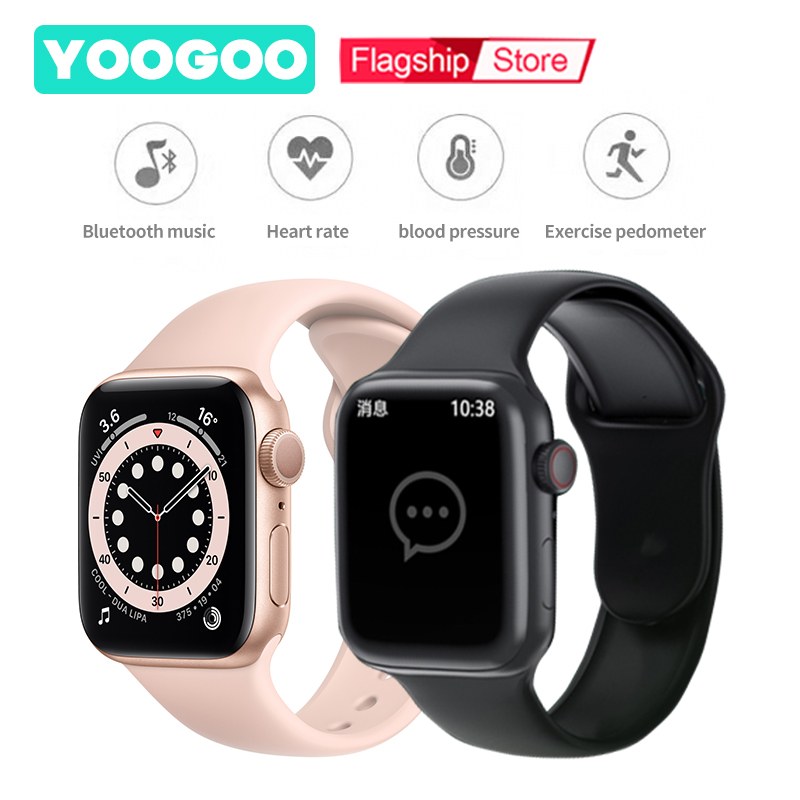 	 Yoogoo Jam Tangan T500/T55 Smart Watch Layar Sentuh Panggilan Bluetooth Pria Wanita Kebugaran Tracke 	