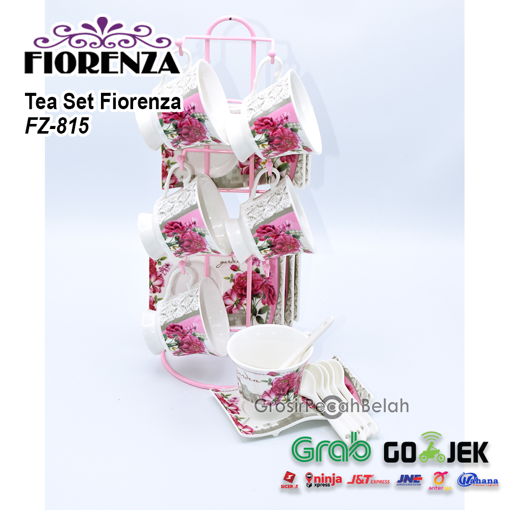 Tea Set / Cangkir Set Fiorenza FZ-815