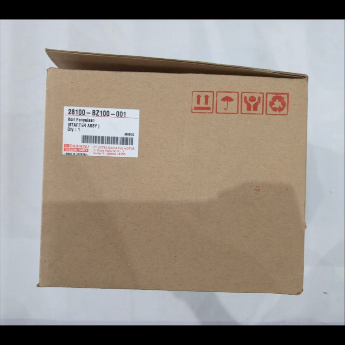 Stater Assy Granmax 28100-BZ100-001 Daihatsu Harga 1,299,000 rupiah*Gratis Ongkir
