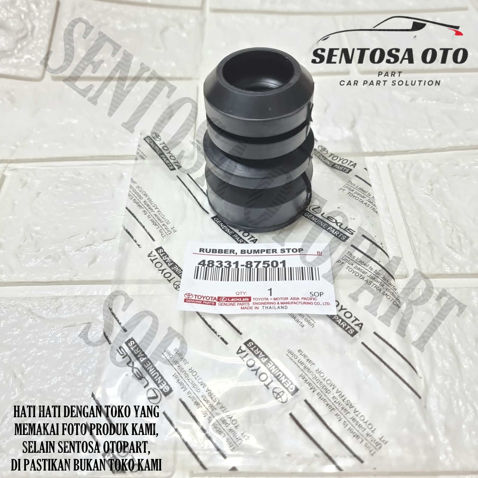 Karet Stopper Stoper Shock Depan Avanza Xenia Rush Terios Original Harga 25,000 rupiah*Gratis Ongkir