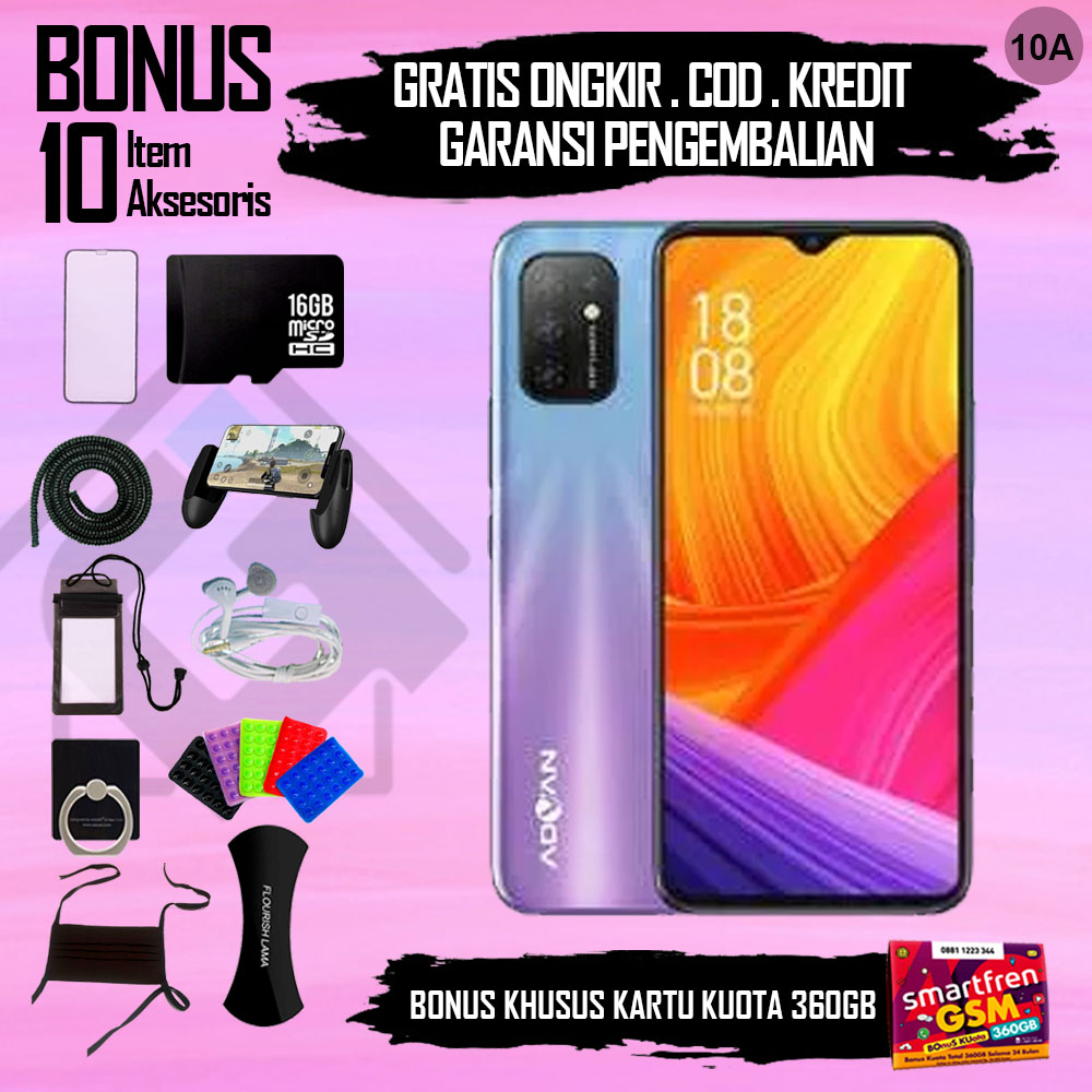 [GRATIS ONGKIR] Advan G9 Pro 6GB/64GB Android 10.0 4K POWER OF GAMING Garansi Resmi Bonus Kuota Internet Gratis 360GB