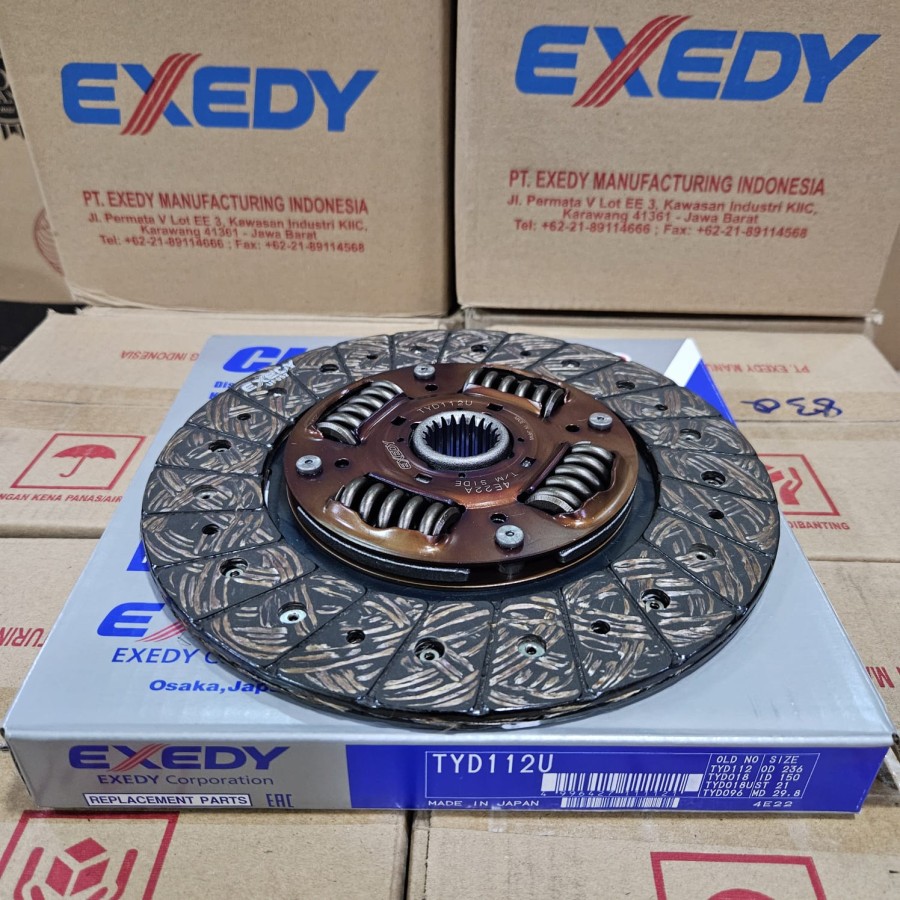 Plat Kopling EXEDY Toyota Innova Diesel - Fortuner Diesel - Hilux Diesel TYD-112 Harga 718,800 rupiah*Gratis Ongkir