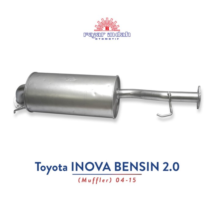Knalpot Mobil Toyota INOVA BENSIN 2.0 Muffler 04 - 15 Harga 1,575,080 rupiah*Gratis Ongkir