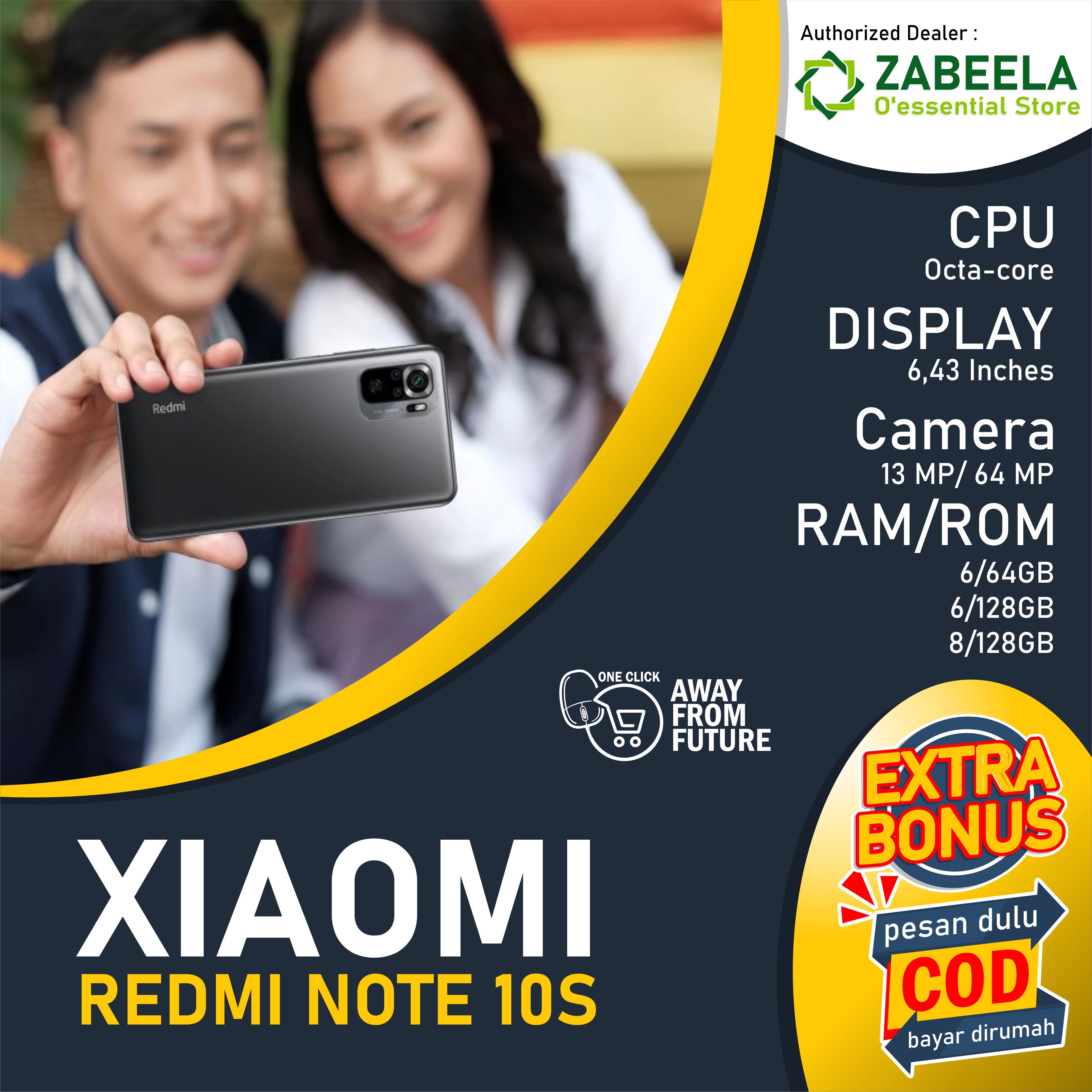 Xiaomi Redmi Note 10S 6/64 [Ram 6gb Rom 64gb] Garansi Resmi Giá 2,729,000 Đồng*Miễn phí vận chuyển