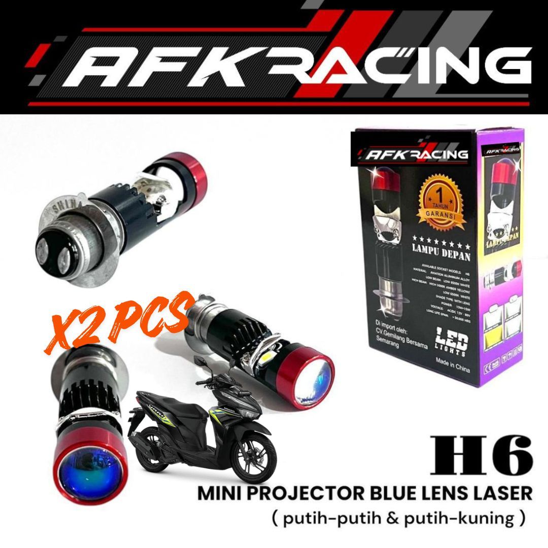 Package Contains 2 Motorbike Lights Vario Pcx Nmax Lexi Biled Super Bright Acdc White Yellow - White White Blue Lens 20 Watt Imported Harga 16,000 rupiah*Gratis Ongkir