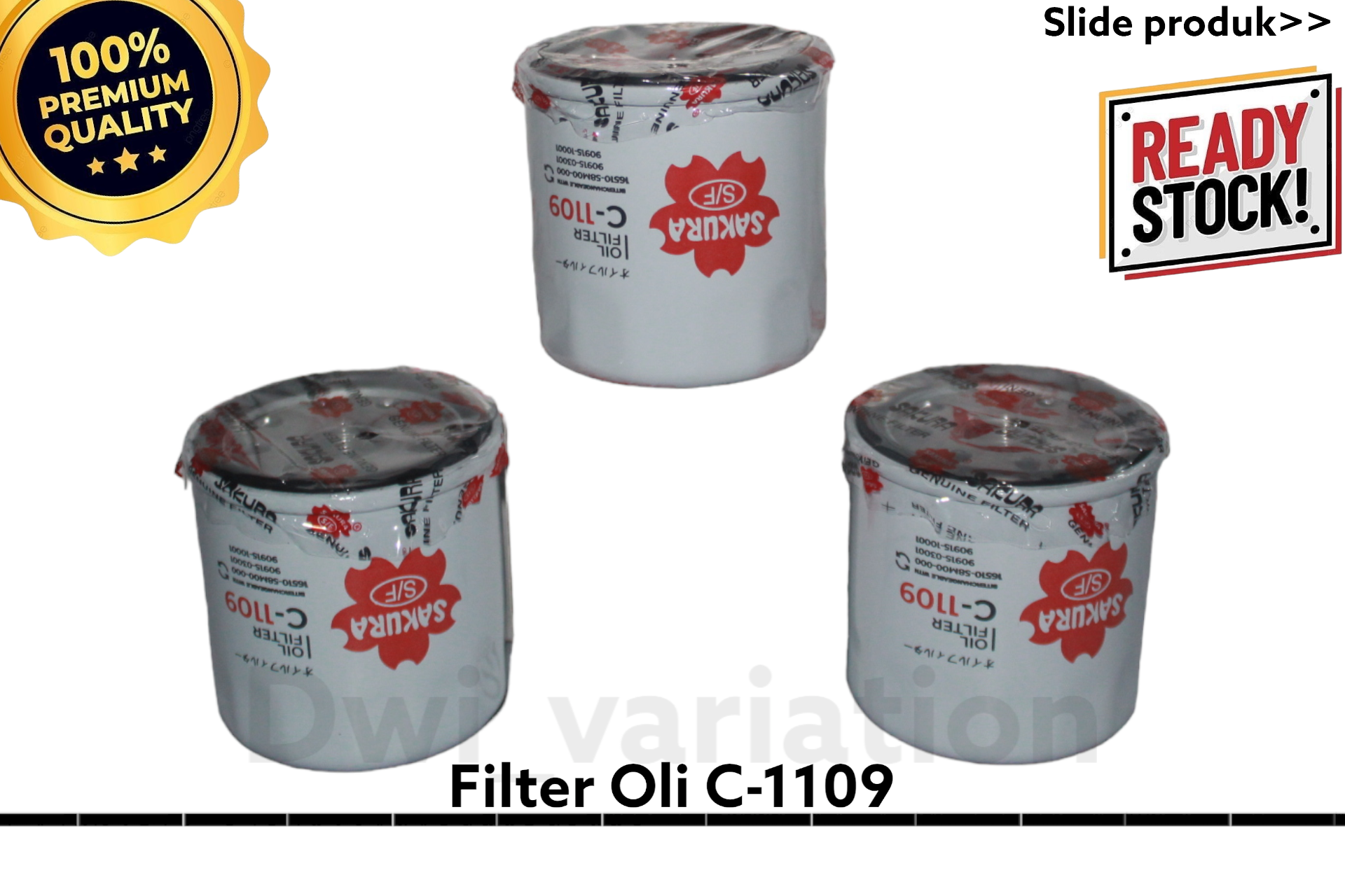 FILTER OLI TOYOTA VIOS ALTIS SIENTA C-1109 Harga 35,300 rupiah*Gratis Ongkir