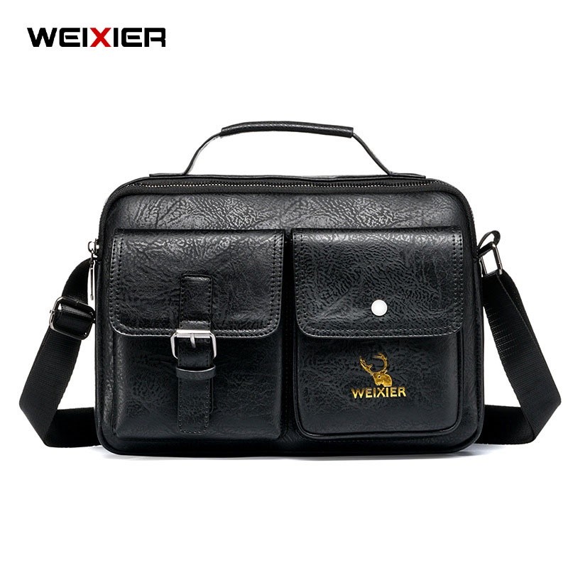 WEIXIER 9558 Briefcase Massenger Bag - Tas Selempang Pria Kulit