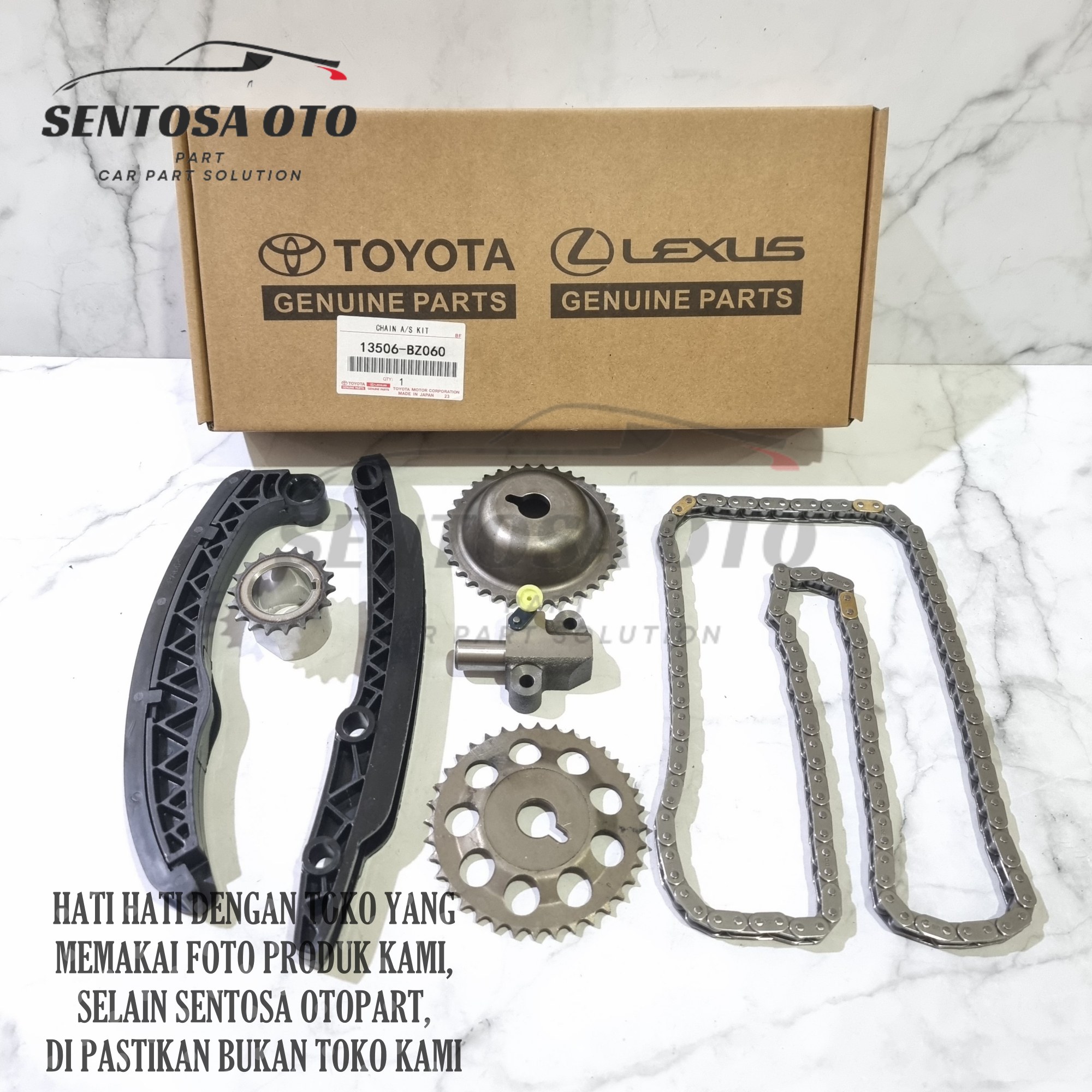 Timing chain set chain keteng Agya Ayla 1.0 1000cc p/n 13506-bz060 Harga 520,000 rupiah*Gratis Ongkir
