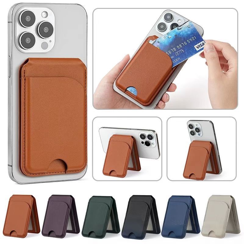 Magnetic Wallet & Stand Phone Holder Dompet Kartu Multifungsi Stand HP