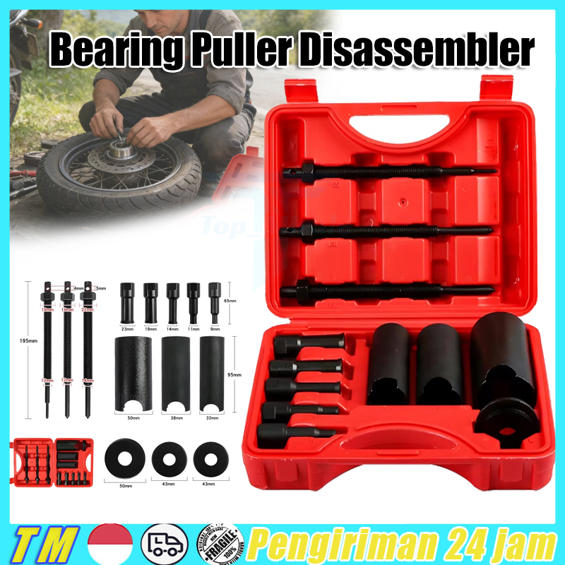 Roller bearing 5 PCS + extra large sleeve-bearing puller disassembler 14 PCs-roller bearing in bearing Separator/wheel bearing removal tool and CVT Harga 113,050 rupiah*Gratis Ongkir