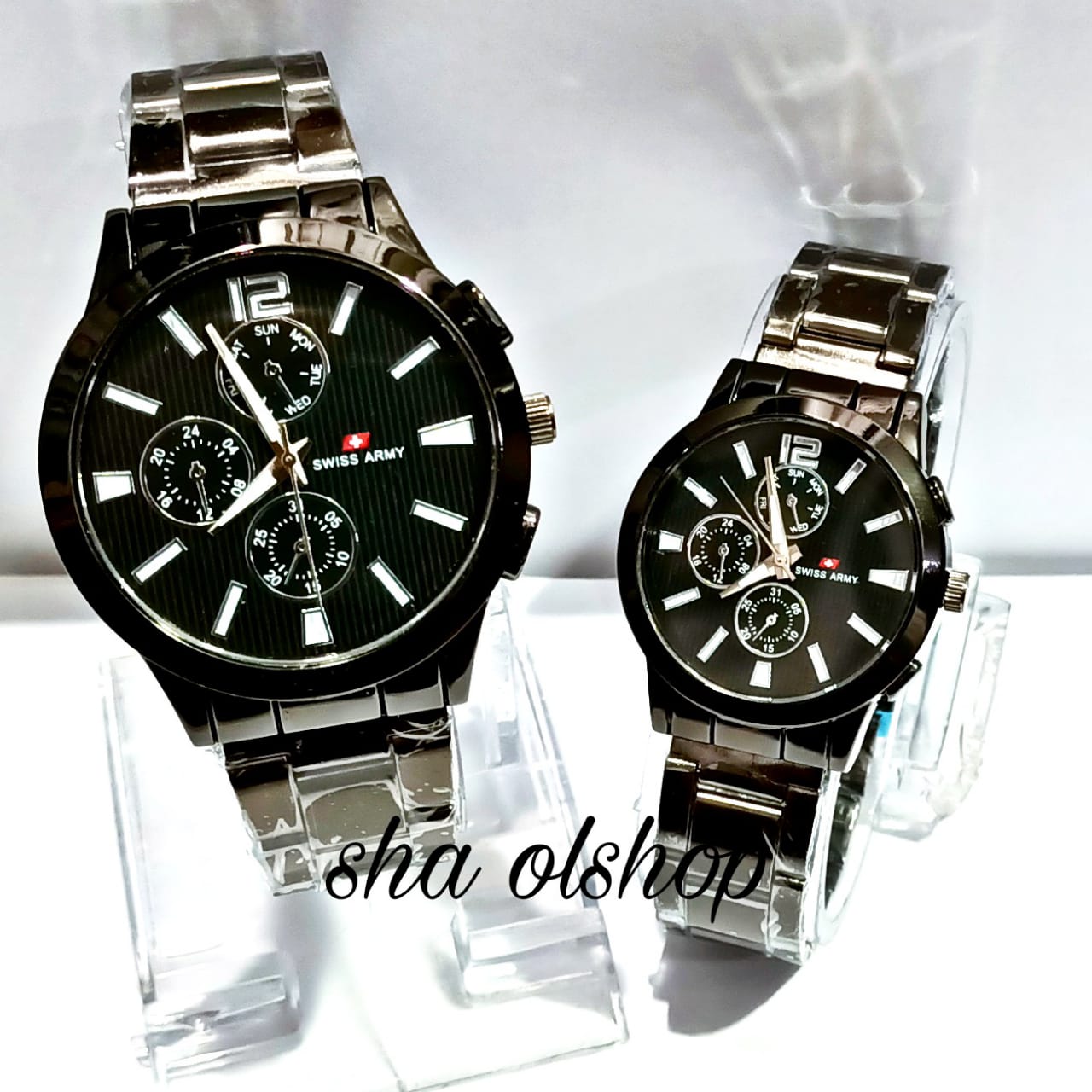 BEST SELLER !!! JAM TANGAN PASANGAN//JAM TANGAN COUPLE//JAM TANGAN TALI RANTAI//JAM TANGAN STAINLESS S…