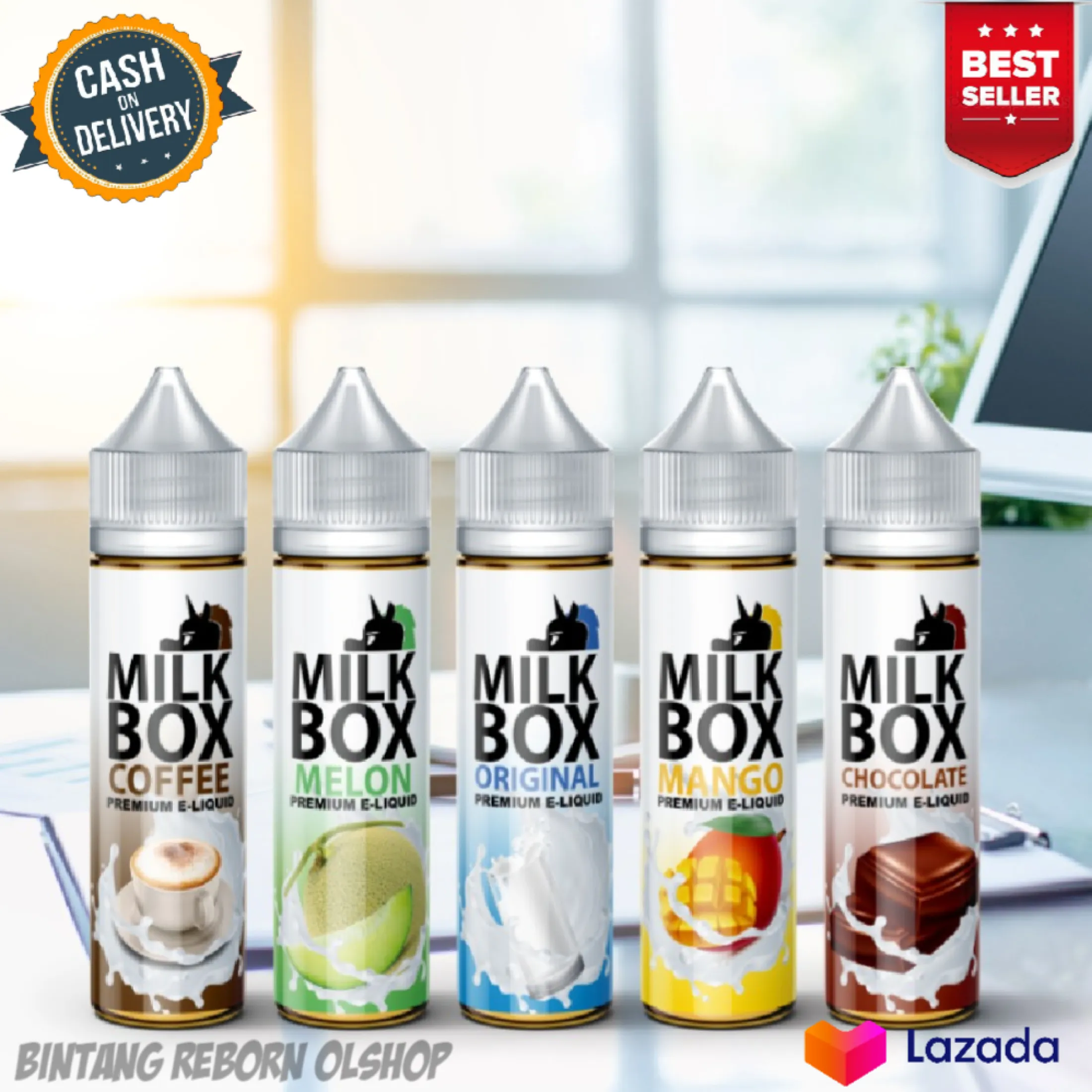 Liquid Vape Milk Box Liquid Vape Milk Box 60 Ml Zero Nic Bro Lazada Indonesia