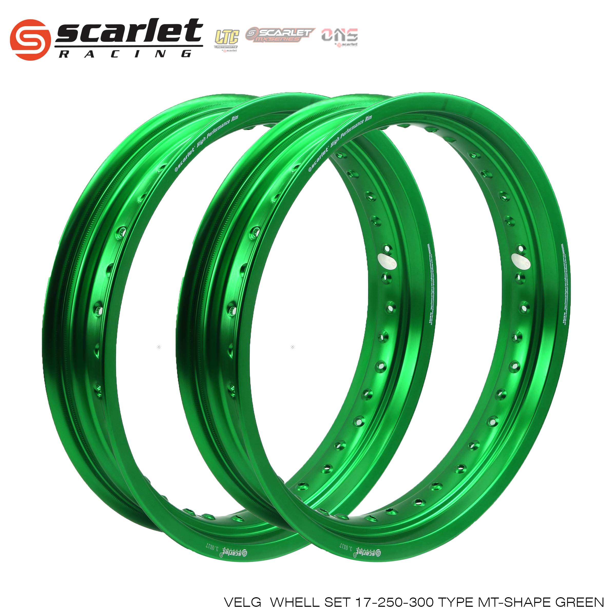 Scarlet Racing - Alloy Rim Set Ring 17 250 17 300 36 Hole Harga 1,628,000 rupiah*Gratis Ongkir