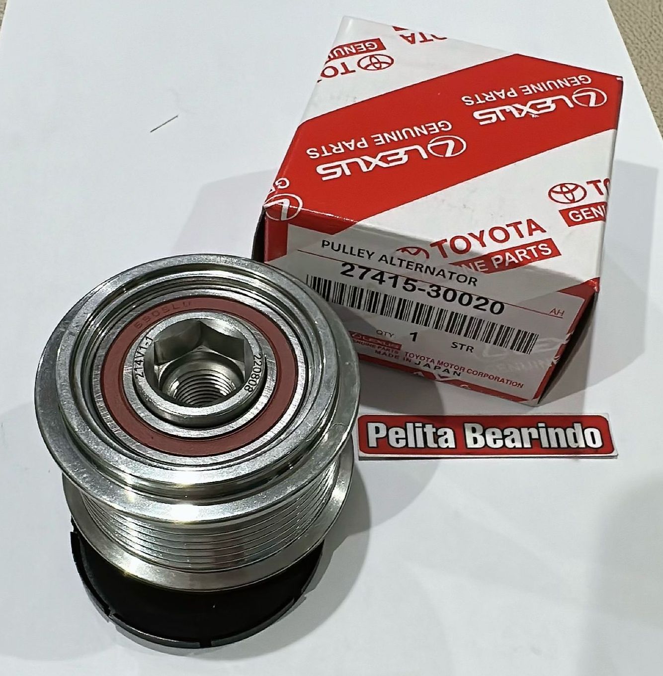 Pully Alternator Innova Hilux Fortuner Diesel 27415-30020 Harga 194,000 rupiah*Gratis Ongkir