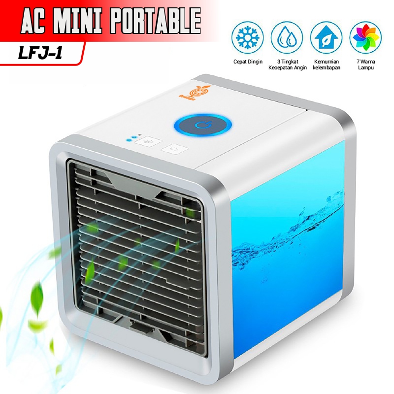 ORANGE Ac Mini Portable Air Cooler Kipas Pendingin Penyejuk