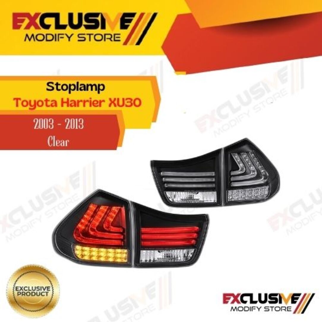 Stoplamp Toyota Lexus Harrier xu30 2003 - 2013 clear Harga 8,350,000 rupiah*Gratis Ongkir