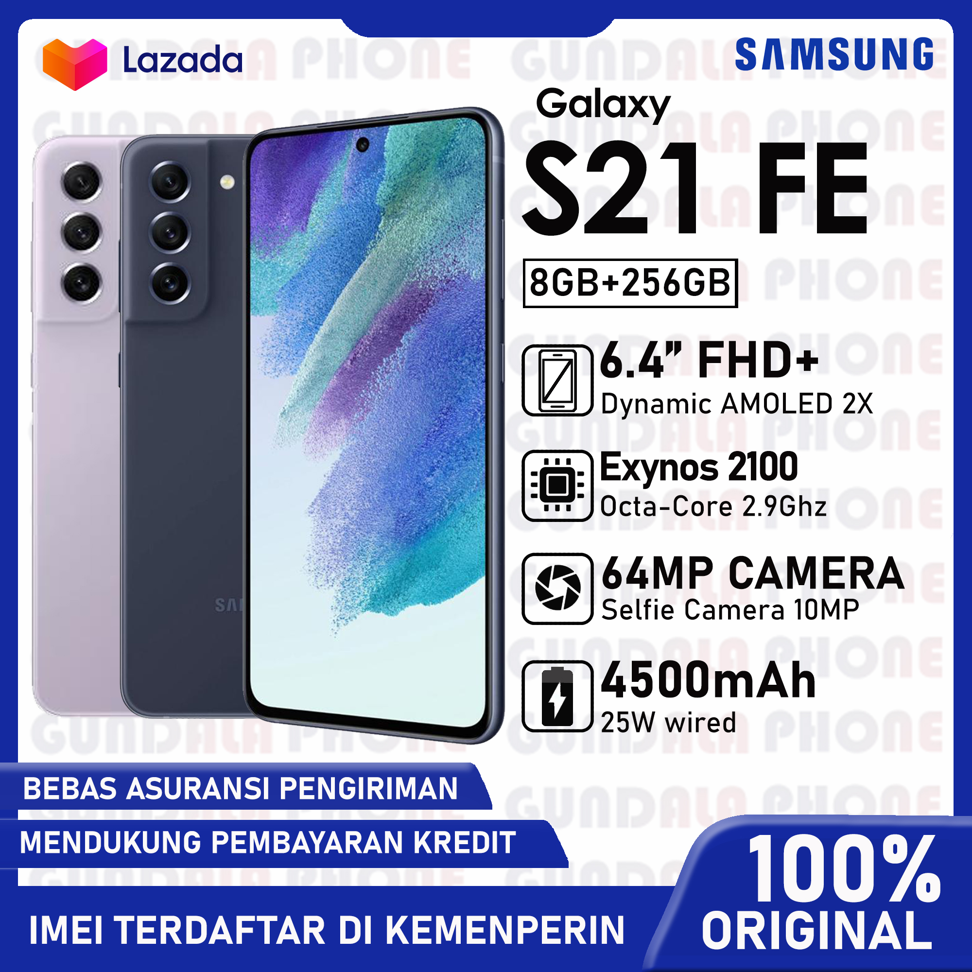 Samsung Galaxy S21 FE 5G 8/256GB - Garansi resmi Harga  12,163,000 Ringgit*Penghantaran Percuma