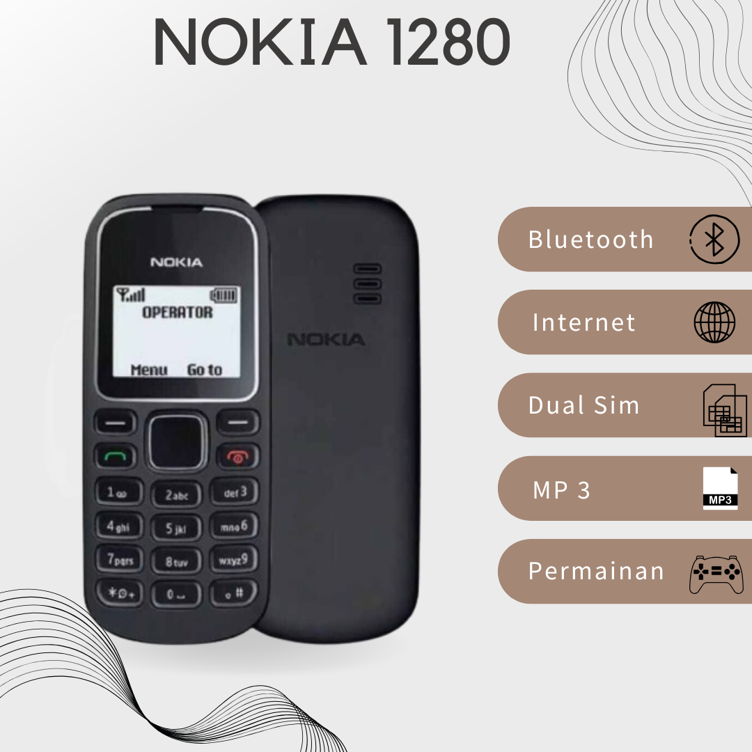 Hp Jadul Hp Cinitnit Hp Nokia 1280 Giá 143,000 Đồng*Miễn phí vận chuyển
