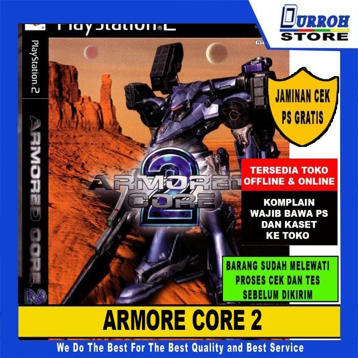 KASET DVD GAME PS 2 / Playstation 2 ARMORE CORE 2 Harga  8,000 rupiah*Gratis Ongkir