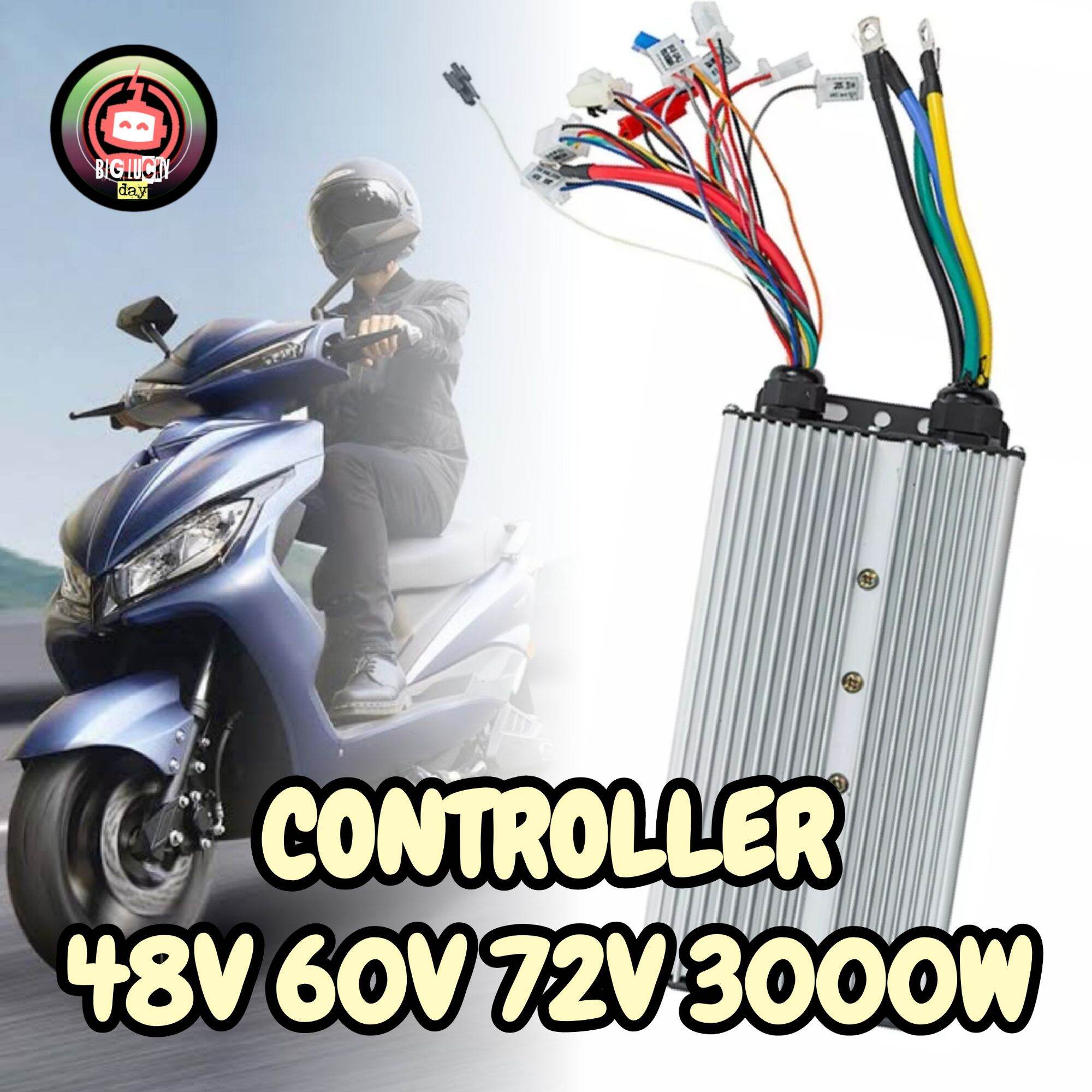 CONTROLLER 48V 60V 72V 3000W MOTOR LISTRIK SEPEDA LISTRIK BLDC