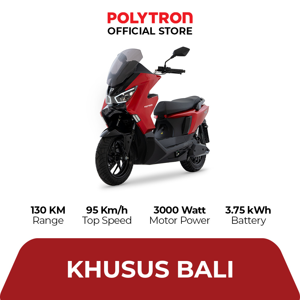 Polytron Fox-350-battery as a service-electric motor-on the road Bali Harga 16,700,000 rupiah*Gratis Ongkir