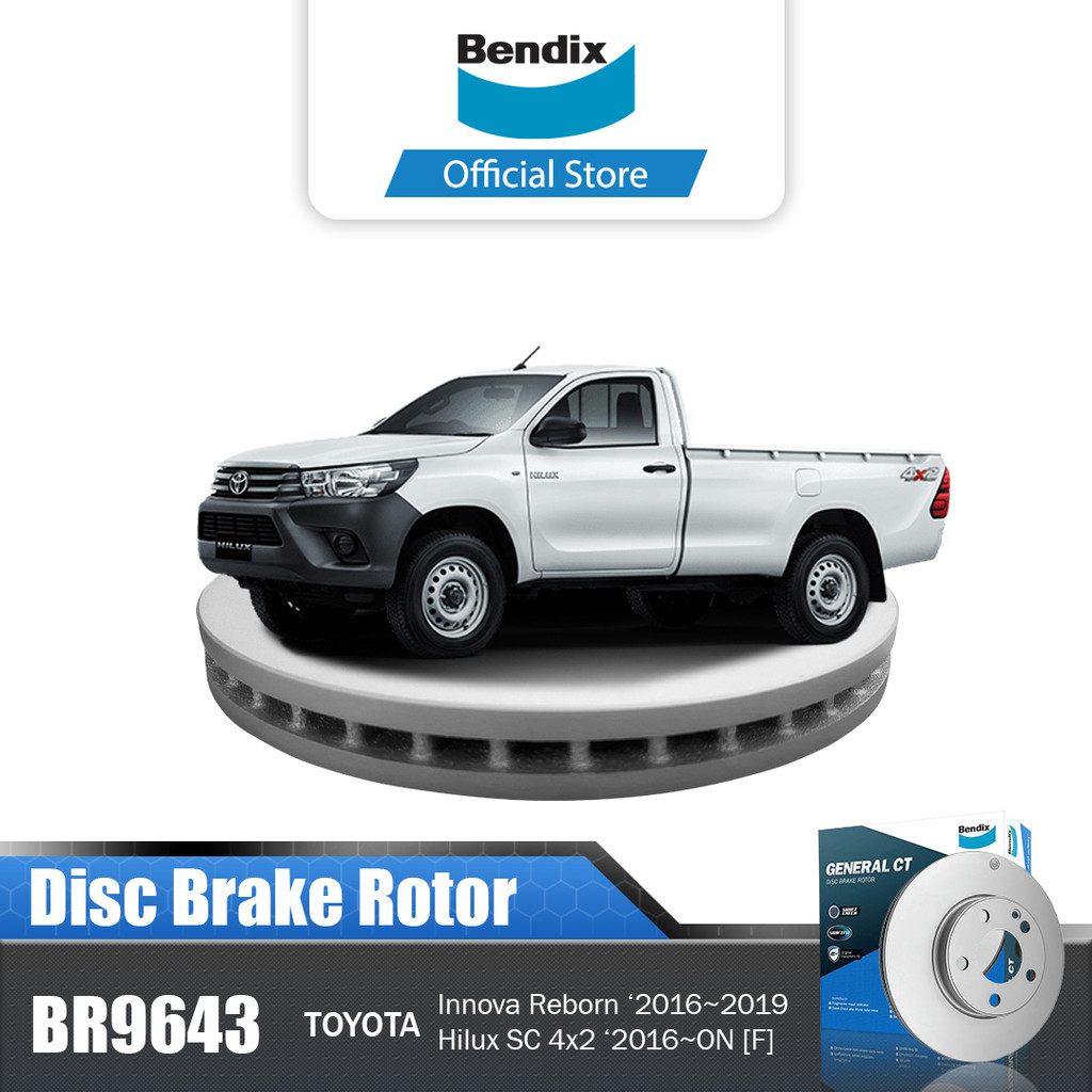 Bendix Toyota Hilux SC 2016 on-br9643 car brake disc brake plate Harga 1,088,000 Ringgit*Penghantaran Percuma