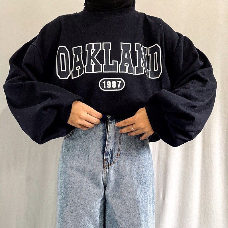 Sweater deals crop oversize