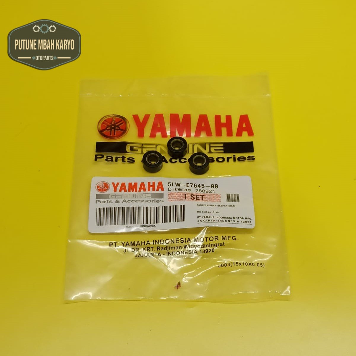 Karet Ganda Karet Kampas Pesawat Kopling Yamaha Mio Sporty Soul 5TL Harga 7,372 rupiah*Gratis Ongkir