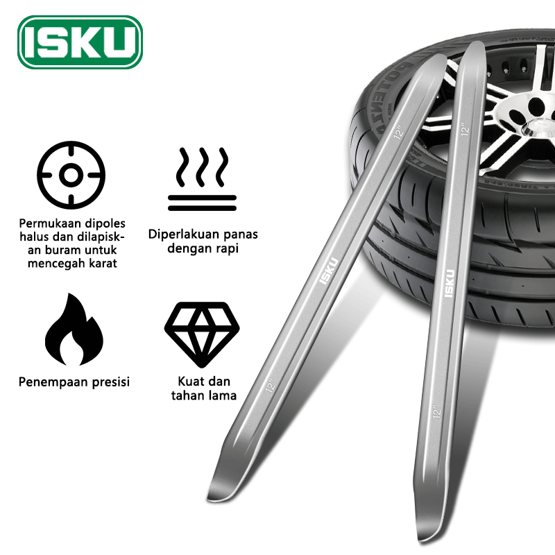Isku tire tools tire wrench 12inch pry out Bicycle and motorcycle tires tool tire lever lever Harga 41,500 rupiah*Gratis Ongkir