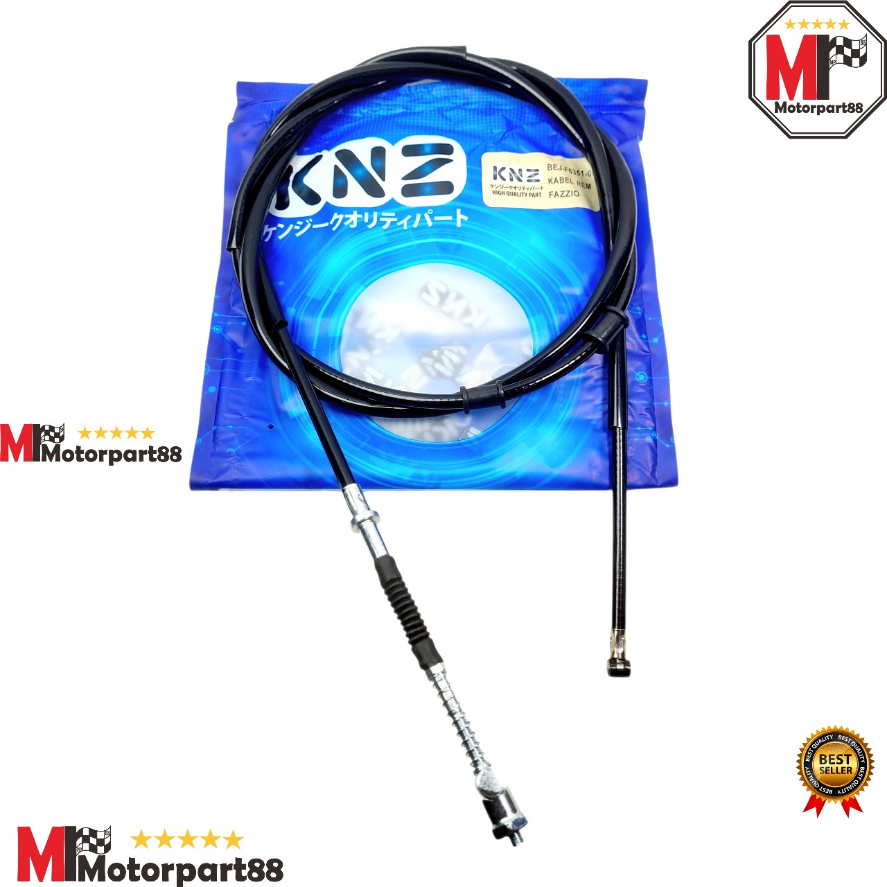 Bej KNZ Yamaha Fazzio brake strap cable Harga 21,600 rupiah*Gratis Ongkir