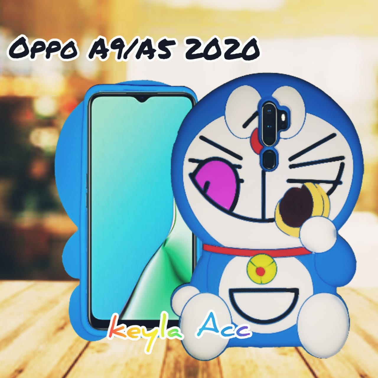 Silicon Kartun Doraemon 3d Softcase Casing For Oppo A9 A5 2020