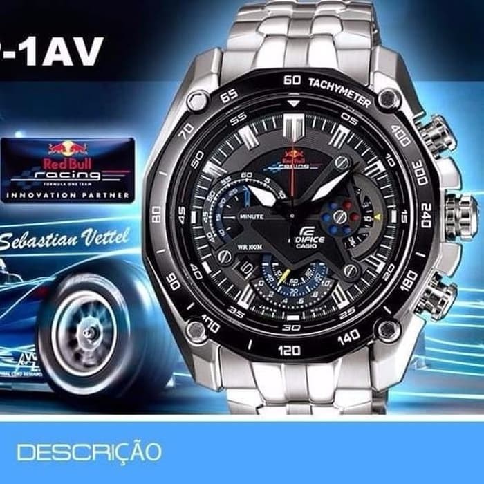 Jam casio edifice store red bull