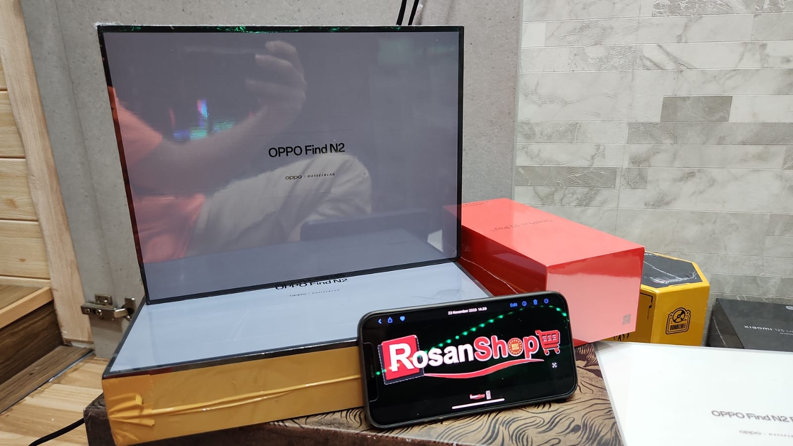 Oppo Find N2 5G - 512gb / 256gb - BNIB ORIGINAL OPPO NEW Harga 19,490,000 rupiah*Gratis Ongkir