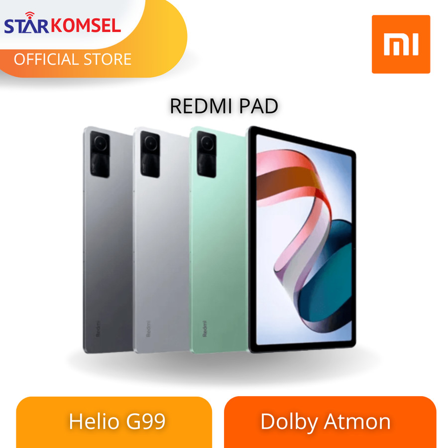 REDMI PAD 6/128 GARANSI RESMI XIAOMI DOLBY AUDIO Giá 3,499,000 Đồng*Miễn phí vận chuyển