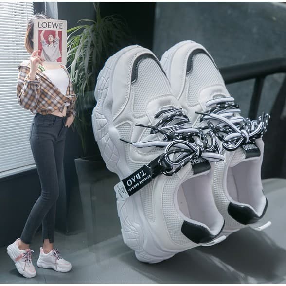 JURAGAN ONLEN - SO99 I SNEAKERS TIAN BAO T-BAO KOREAN STYLE SEPATU WANITA VIRALLL KUALITAS TERJAMIN