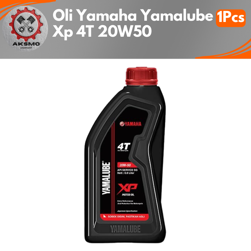 Oli Yamaha Yamalube Engine Xp SG 20W50 JASO MA 0.8L Oil Mesin Motor Bebek Harga 53,500 rupiah*Gratis Ongkir