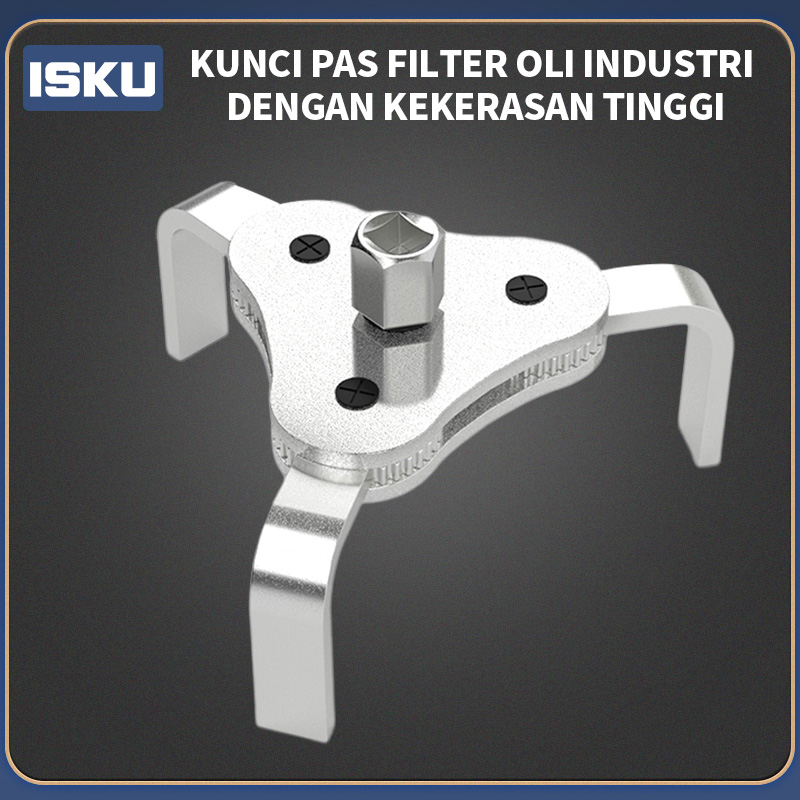 ISKU Kunci Filter Oli Universal 1/2'' Dan 3/8'' Two Way Oil Filter 55-110mm Oil Filter Wrench Harga 72,000 rupiah*Gratis Ongkir